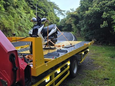 陽金公路機車道路救援